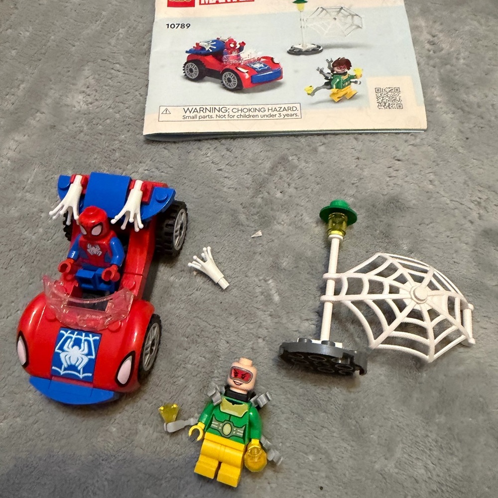 LEGO‎ Marvel 10789 Spider-Man Car & Doc Ock Minifigures Incomplete w/ - Picture 6 of 6